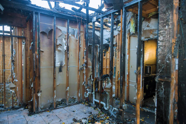 Professional Soot Cleanup technician working in West Yarmouth, MA